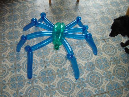 un des ballons que mon frere a fait pour la d�co