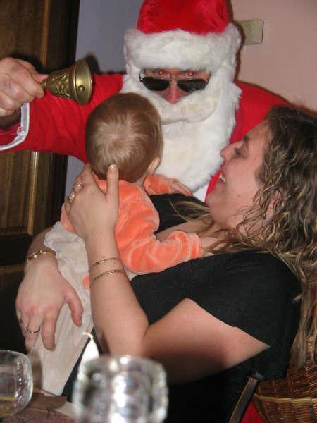 Matheo et moi et papa noel