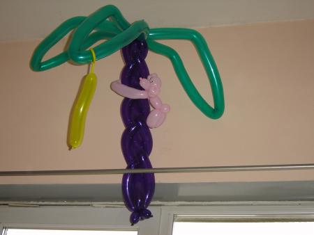 un des ballons que mon frere a fait pour la d�co