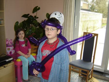 les enfants qui se pr�pare a la f�te