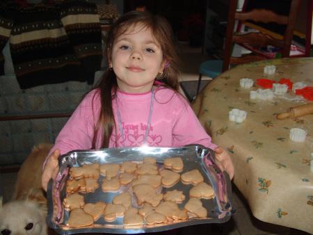 shannen elle a fait des tr�s bon biscuit chez sa mami