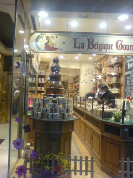 fontaine aux chocolats a bruxelles