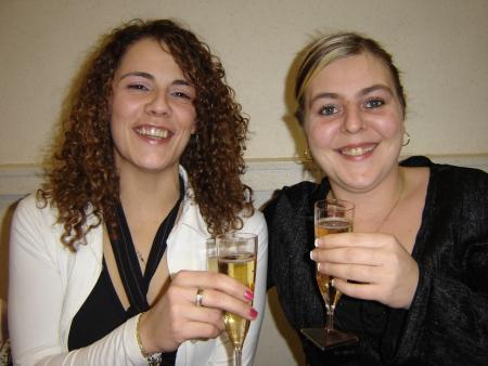 ma cousine et moi r�veillon 2006