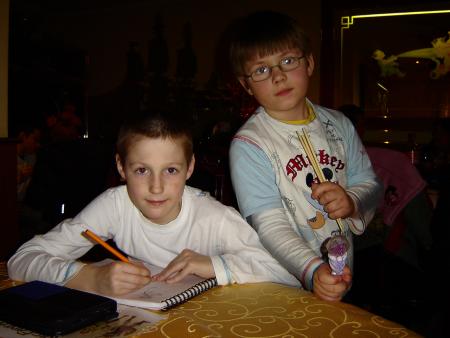 Quentin et son cousin Maximillien