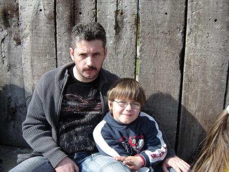 Quentin et son papa � aywaille