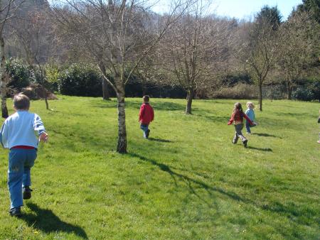 la chasse aux oeufs a commenc�