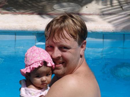Leah et son papa