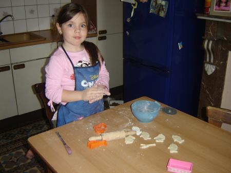 shannen fait de la pate a sel