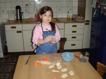 shannen fait de la pate a sel