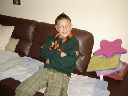 le grand jour pour quentin(d�part en camp)