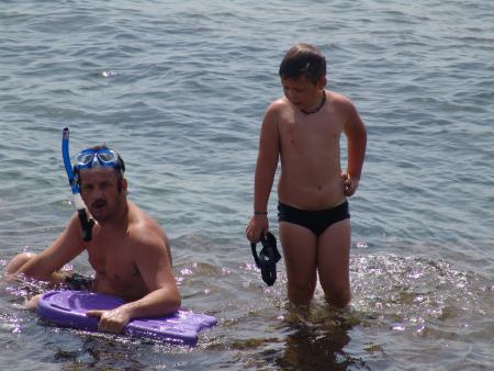 claude et quentin aux rochers