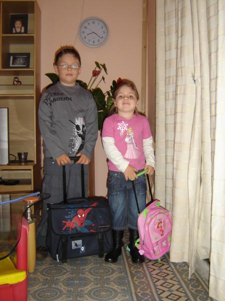 les enfants pr�s pour la rentr�e