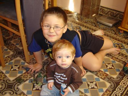 Matheo et son cousin Quentin