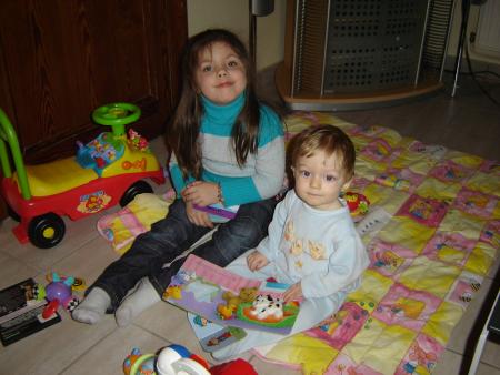 shannen et son cousin Math�o