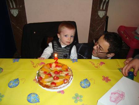 Matheo f�te c'est 2 ans